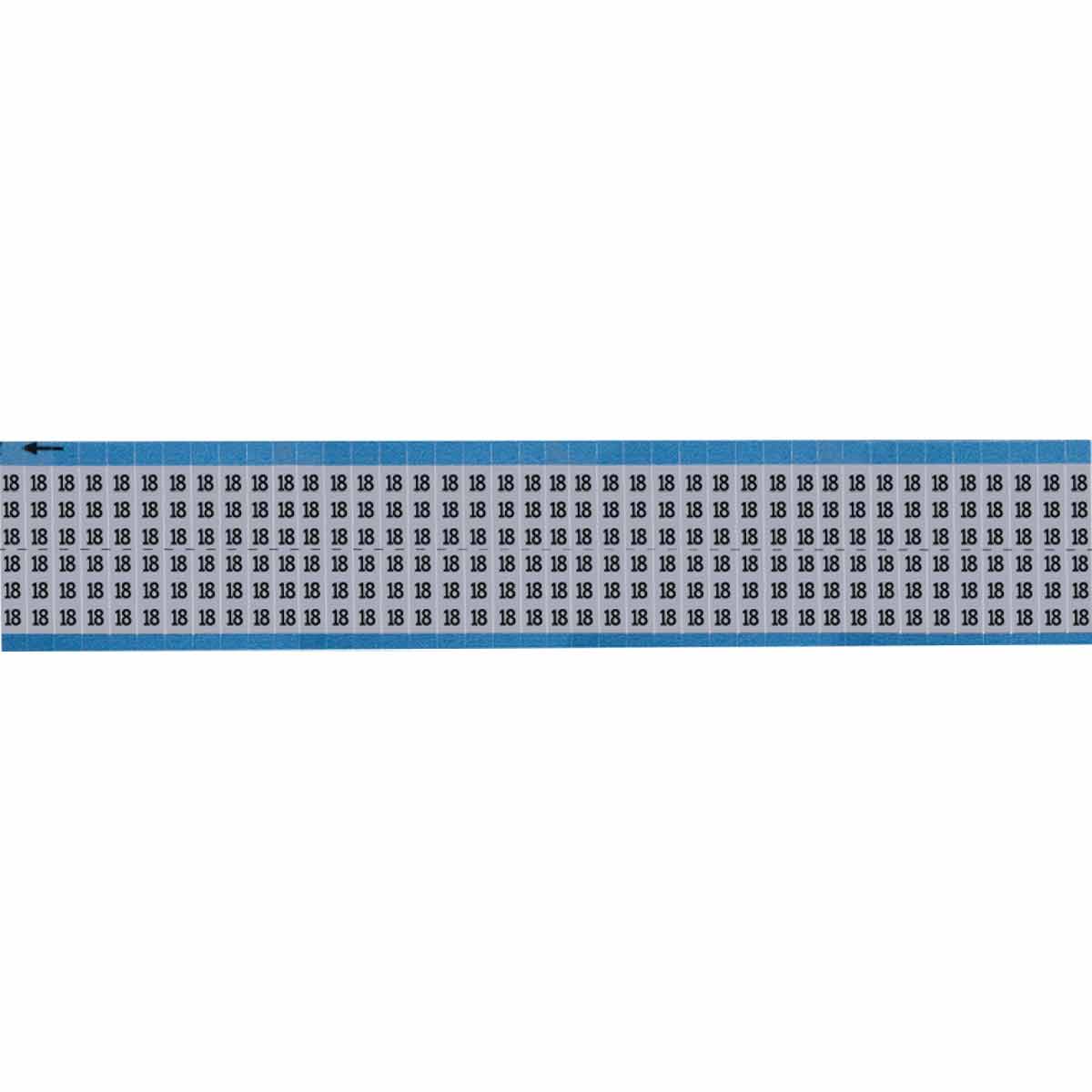 AF-18-SC-PK Wire Marker 0.75in H x 0.25in W, 18