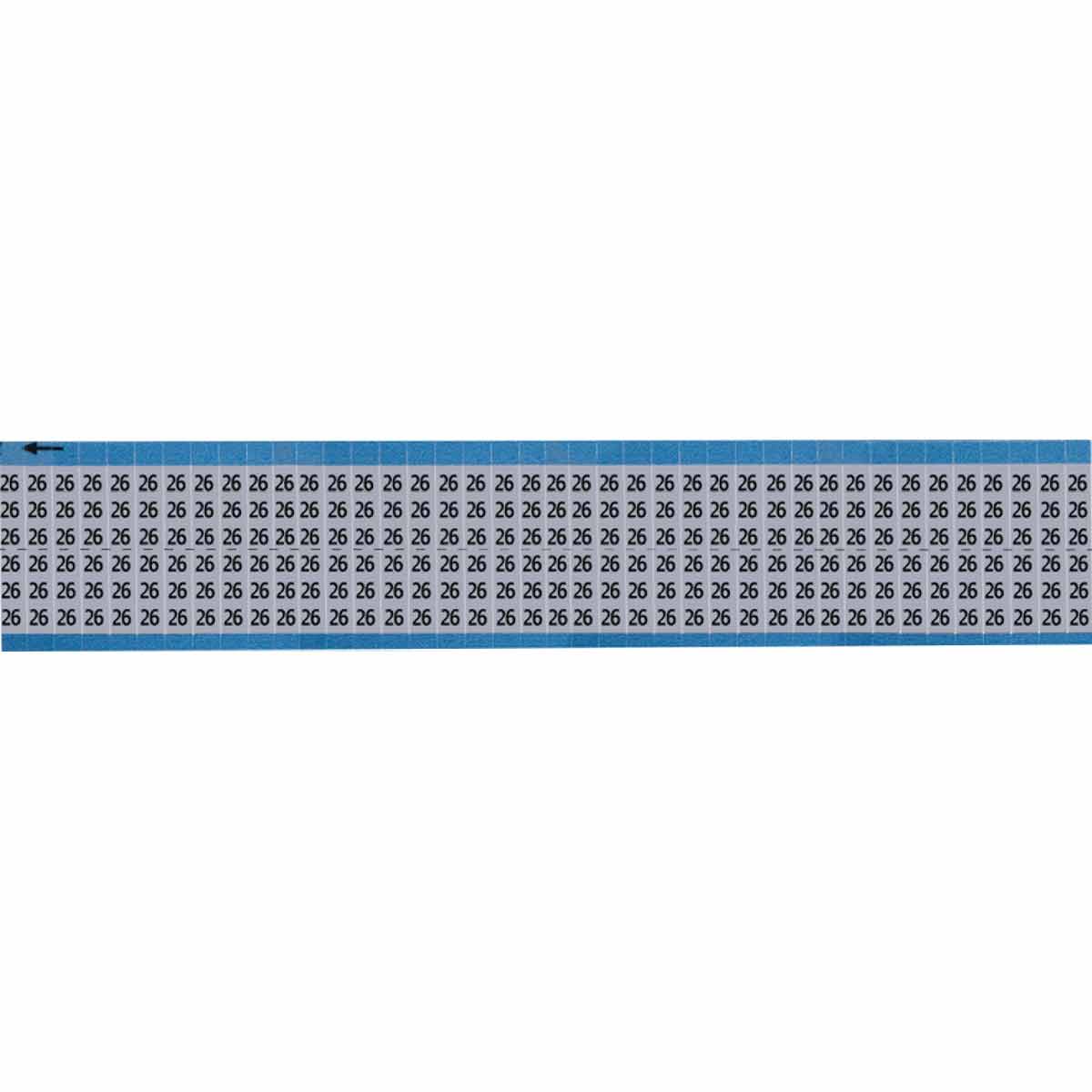 AF-26-SC-PK Wire Marker 0.75in H x 0.25in W, 26