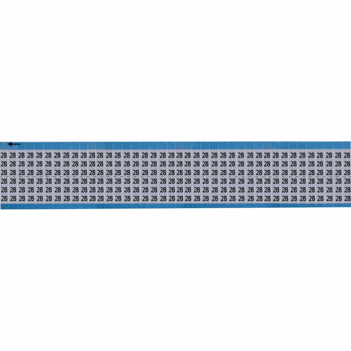 AF-28-SC-PK Wire Marker 0.75in H x 0.25in W, 28