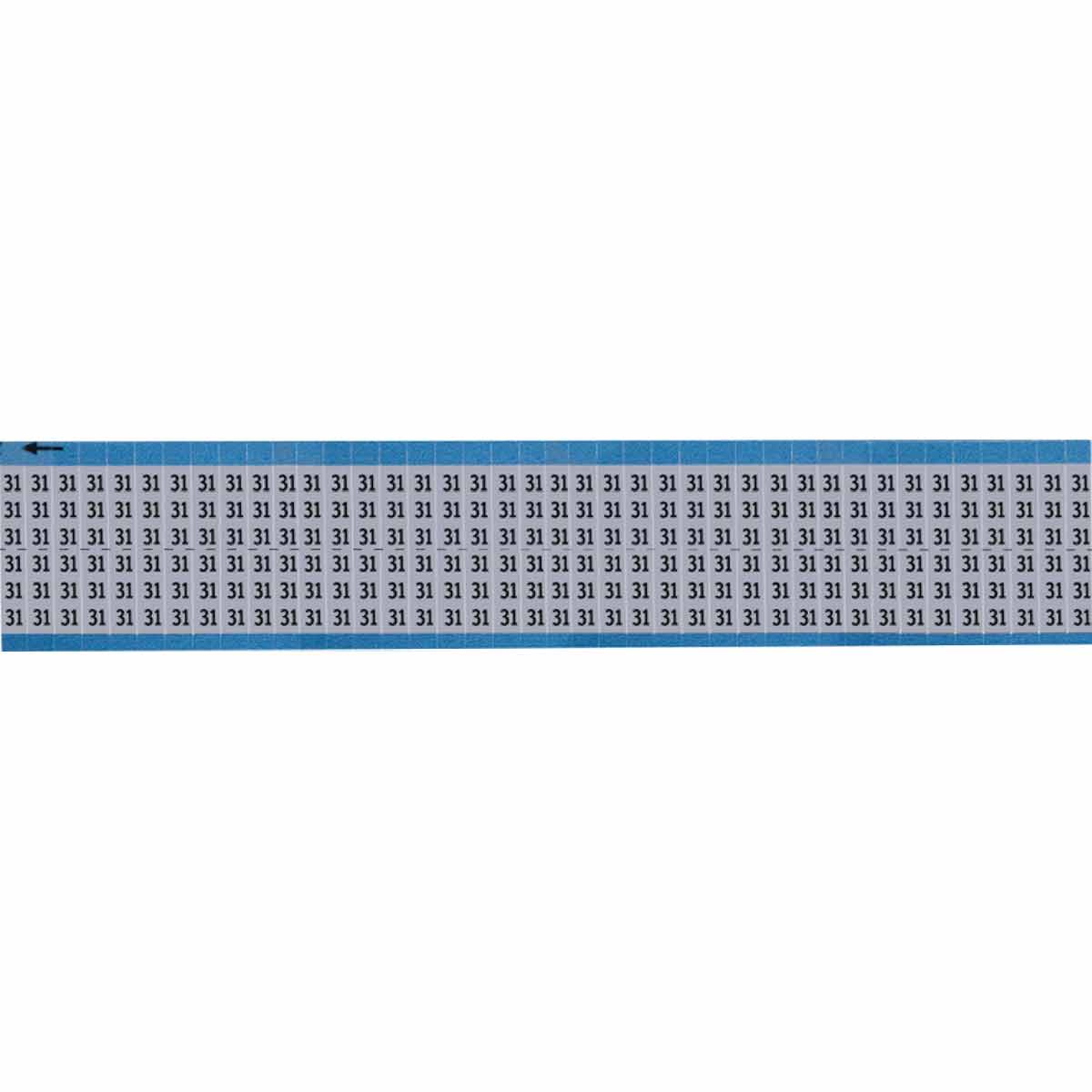 AF-31-SC-PK Wire Marker 0.75in H x 0.25in W, 31
