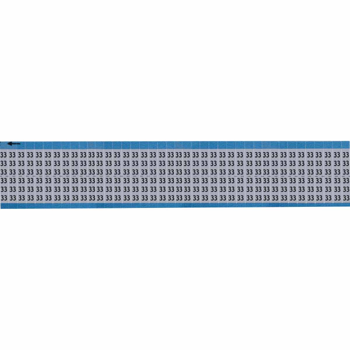 AF-33-SC-PK Wire Marker 0.75in H x 0.25in W, 33
