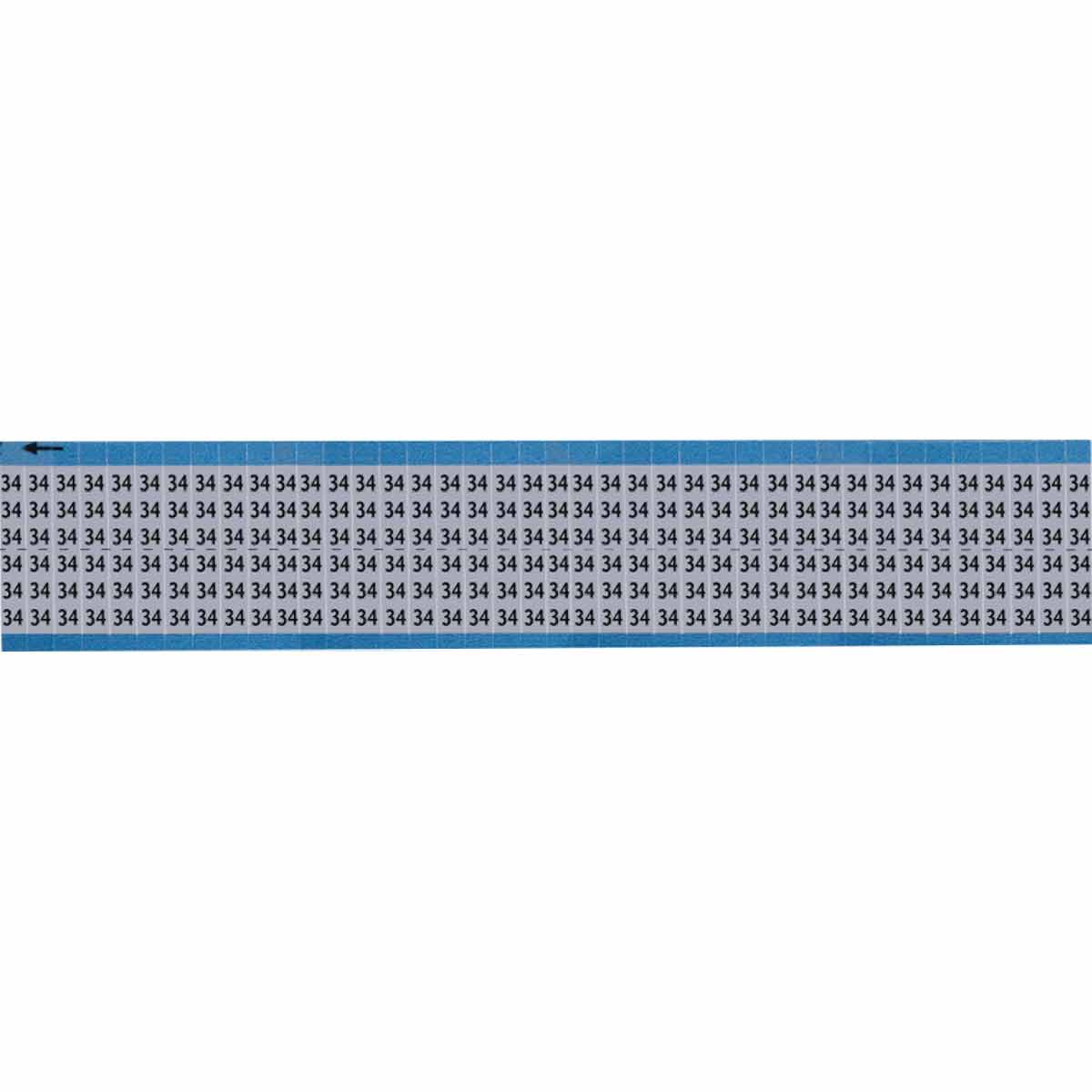AF-34-SC-PK Wire Marker 0.75in H x 0.25in W, 34