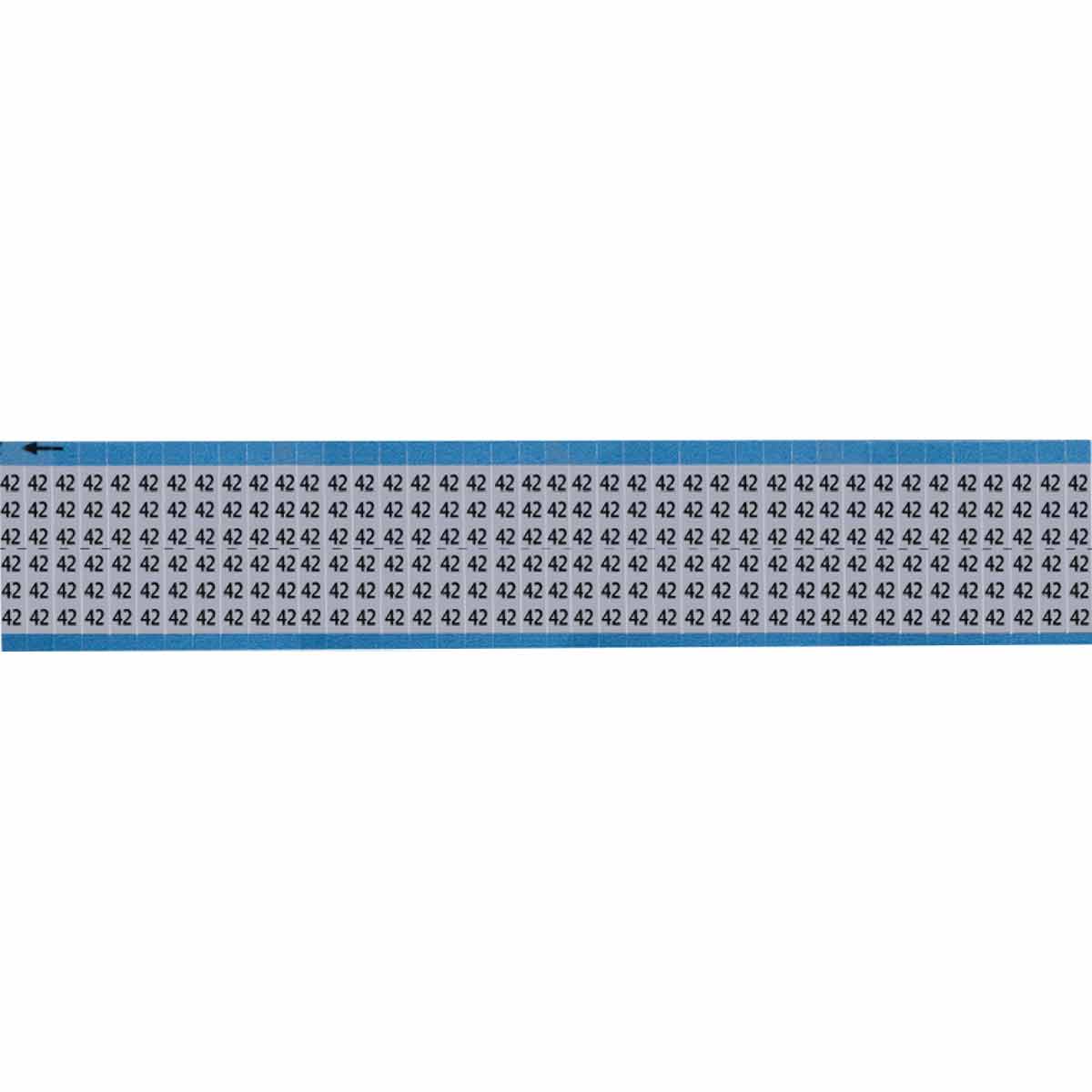 AF-42-SC-PK Wire Marker 0.75in H x 0.25in W, 42