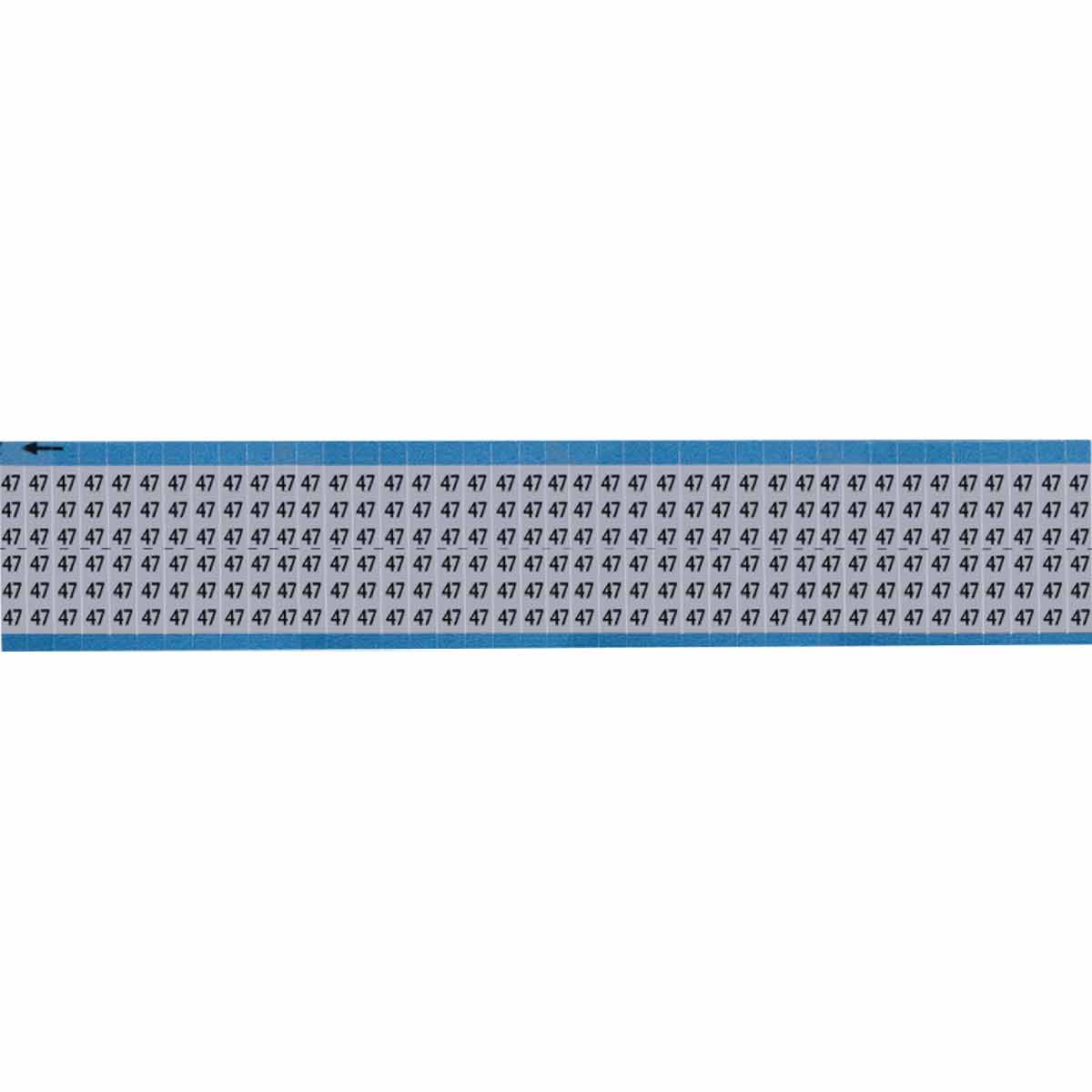 AF-47-SC-PK Wire Marker 0.75in H x 0.25in W, 47