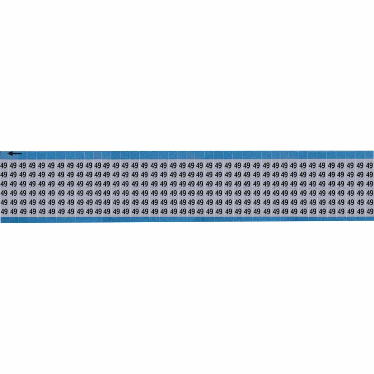 AF-49-SC-PK Wire Marker 0.75in H x 0.25in W, 49