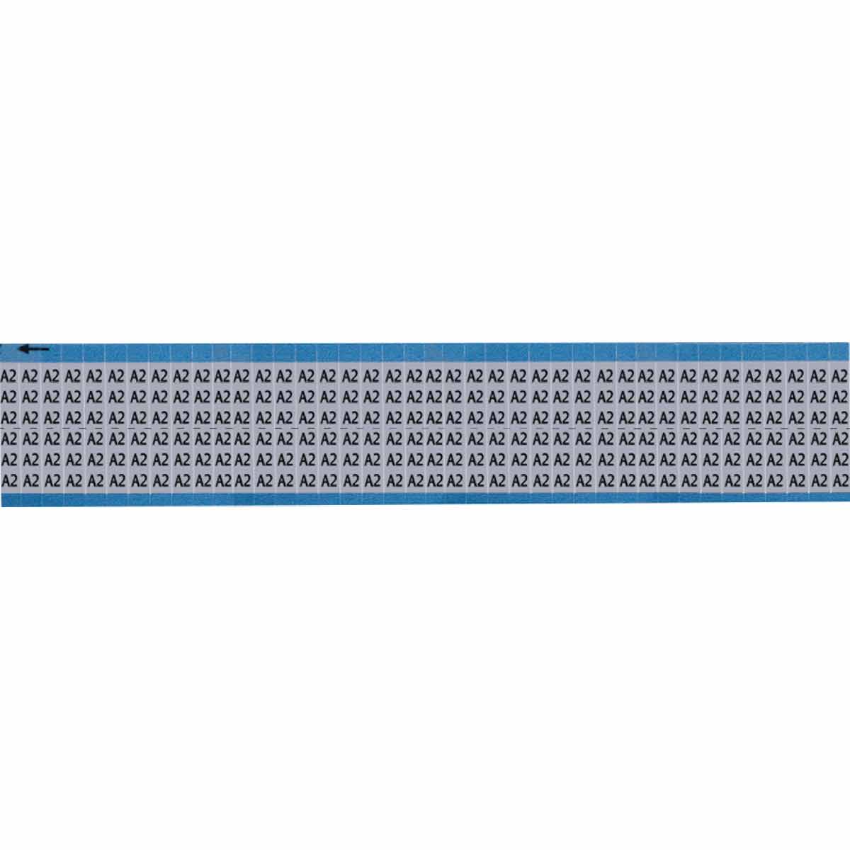 AF-A2-SC-PK Wire Marker 0.75in H x 0.25in W, A2