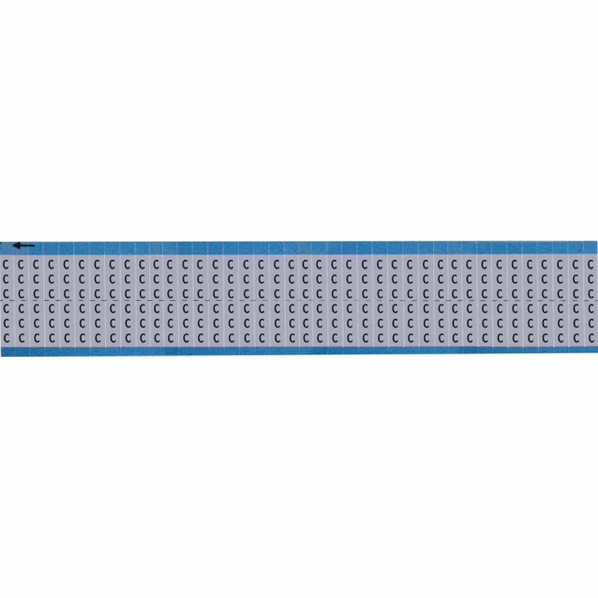 AF-C-SC-PK Wire Marker 0.75in H x 0.25in W, C