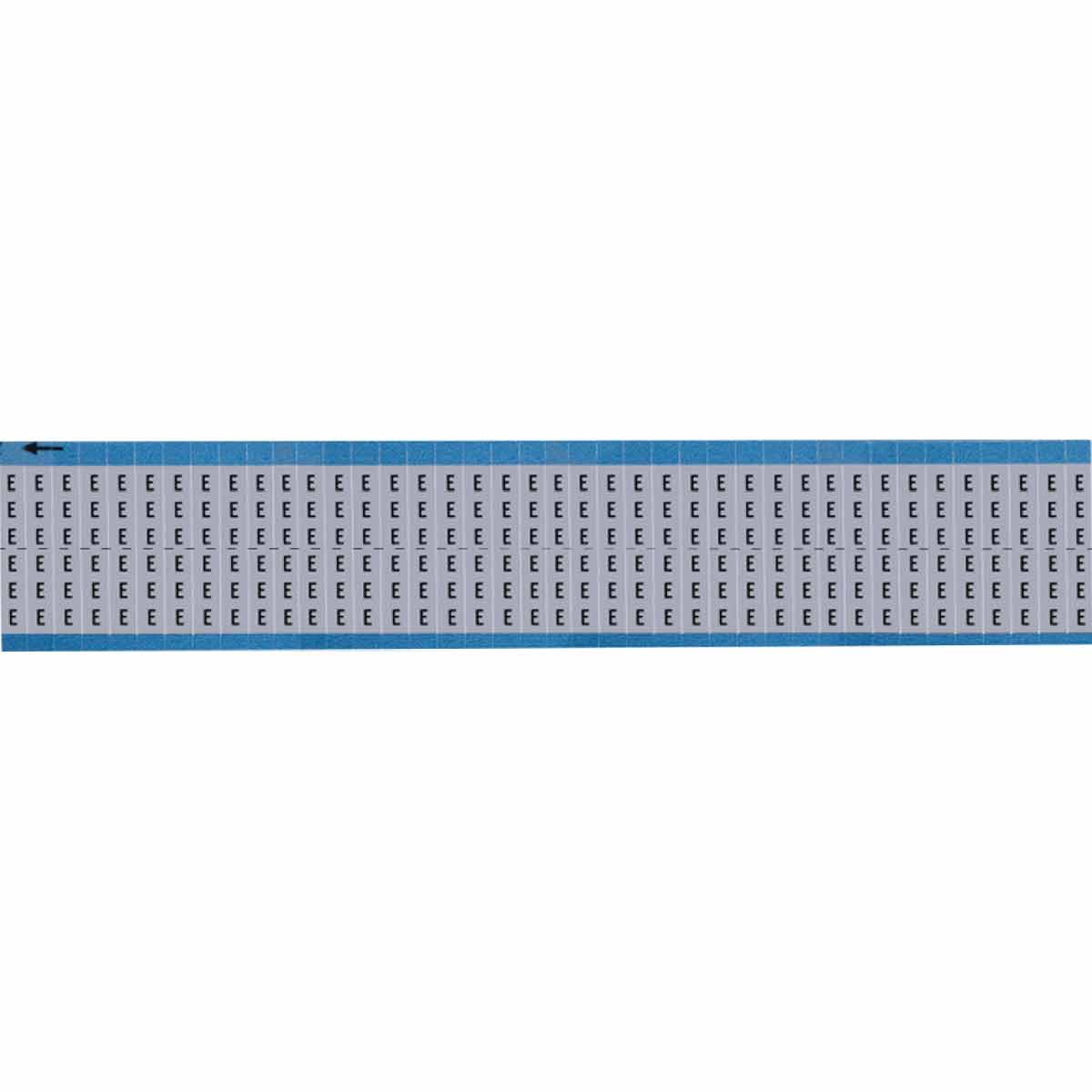 AF-E-SC-PK Wire Marker 0.75in H x 0.25in W, E