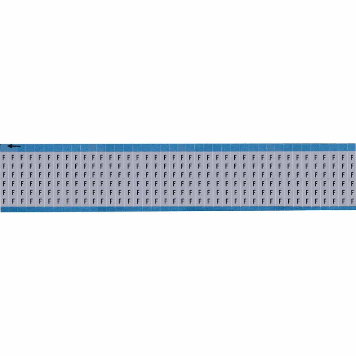 AF-F-SC-PK Wire Marker 0.75in H x 0.25in W, F