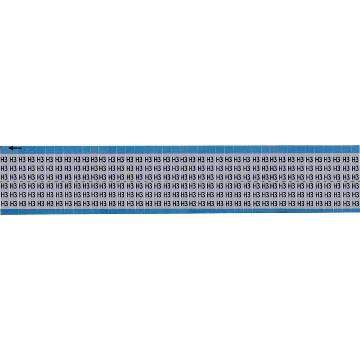 AF-H3-SC-PK Wire Marker 0.75in H x 0.25in W, H3