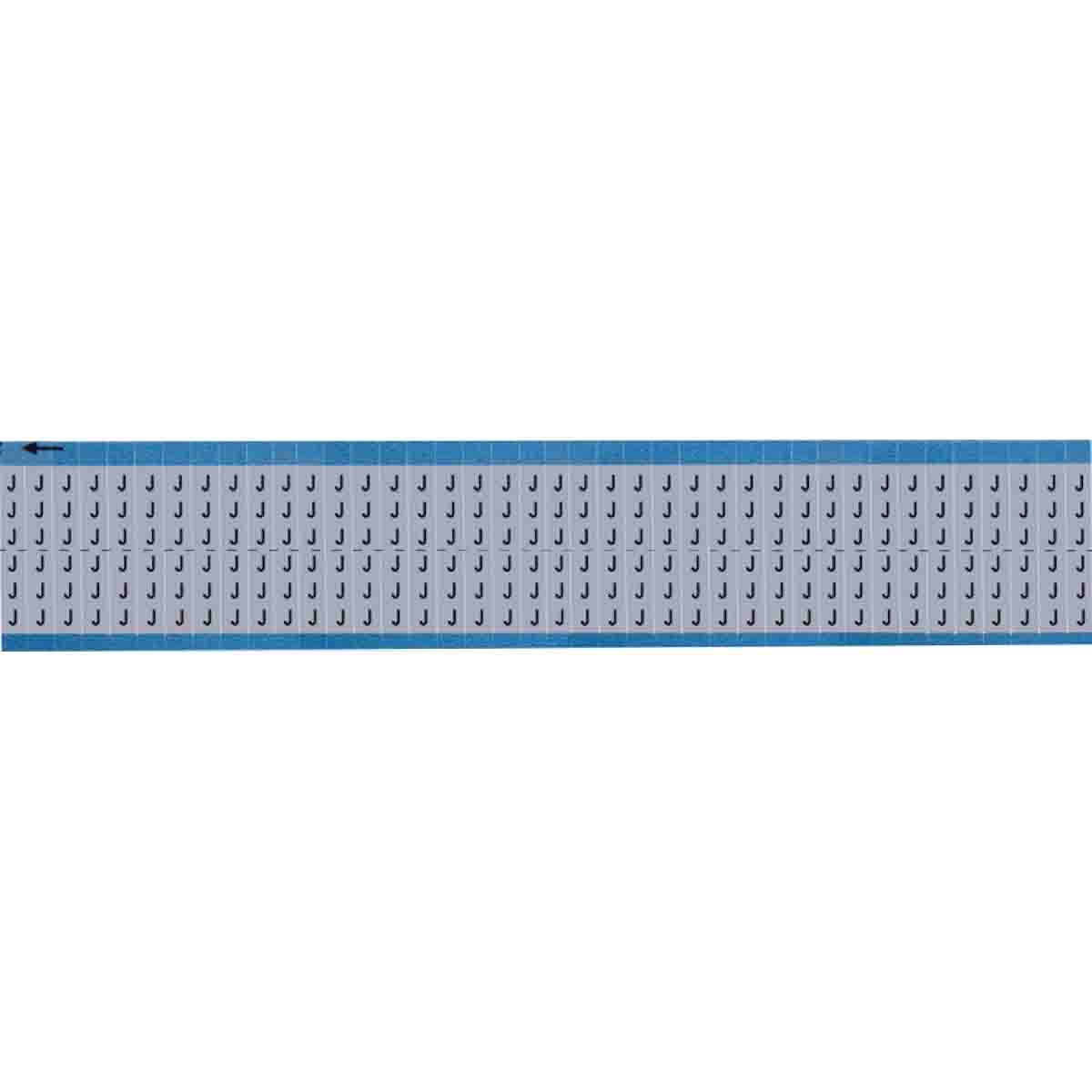 AF-J-SC-PK Wire Marker 0.75in H x 0.25in W, J