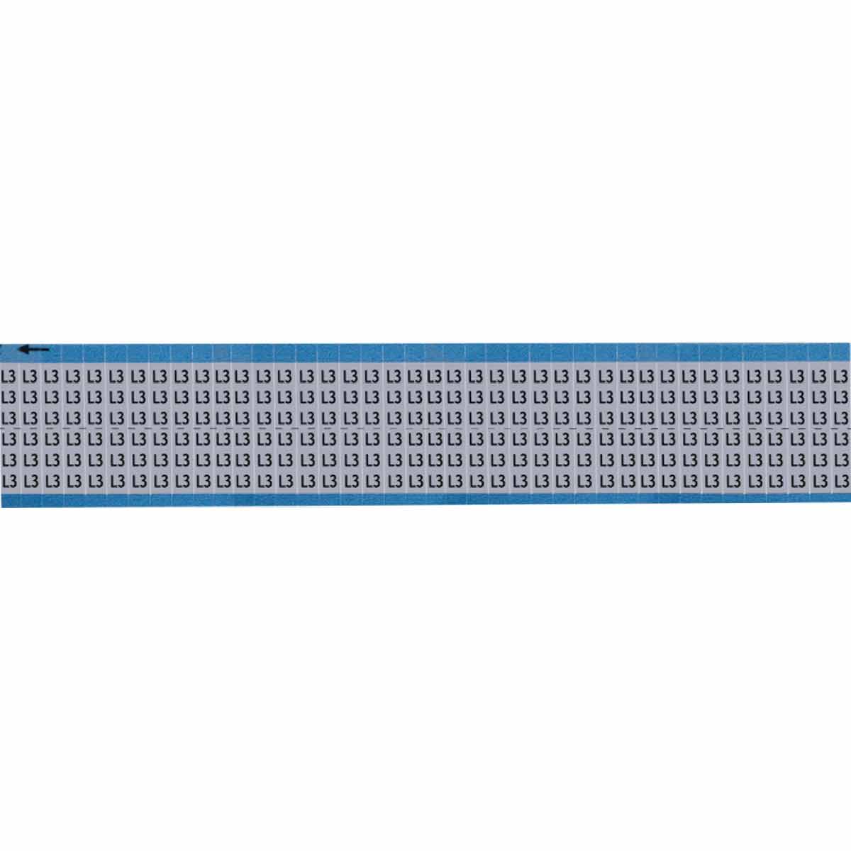 AF-L3-SC-PK Wire Marker 0.75in H x 0.25in W, L3