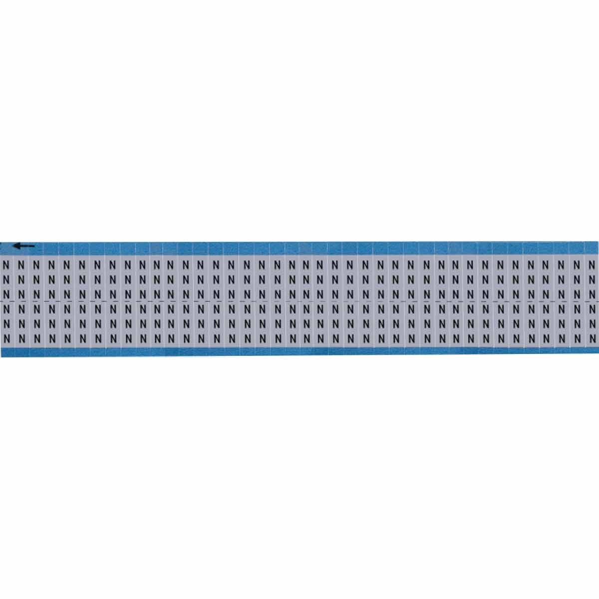 AF-N-SC-PK Wire Marker 0.75in H x 0.25in W, N