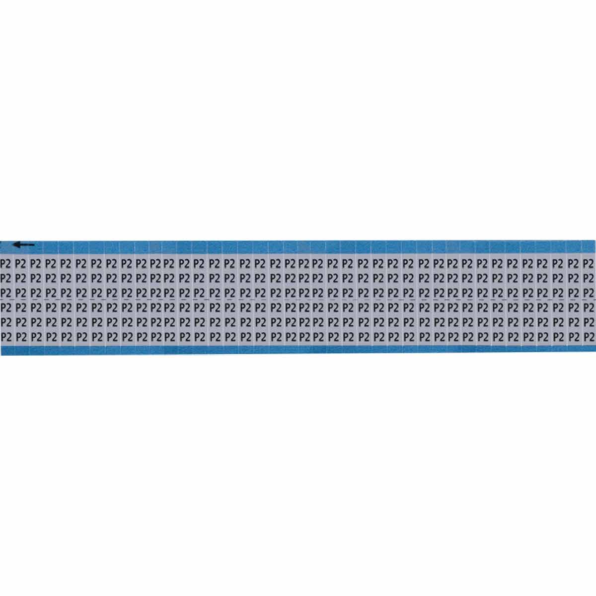 AF-P2-SC-PK Wire Marker 0.75in H x 0.25in W, P2