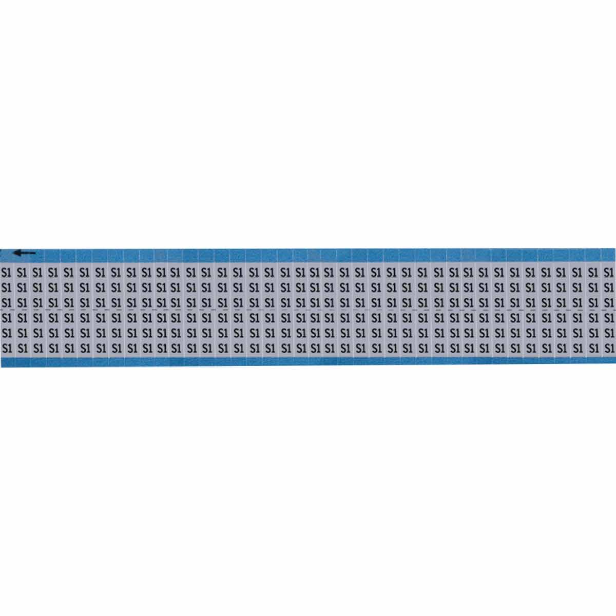 AF-S1-SC-PK Wire Marker 0.75in H x 0.25in W, S1