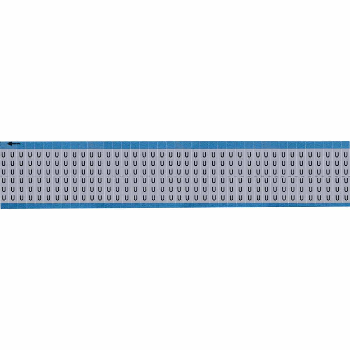 AF-U-SC-PK Wire Marker 0.75in H x 0.25in W, U