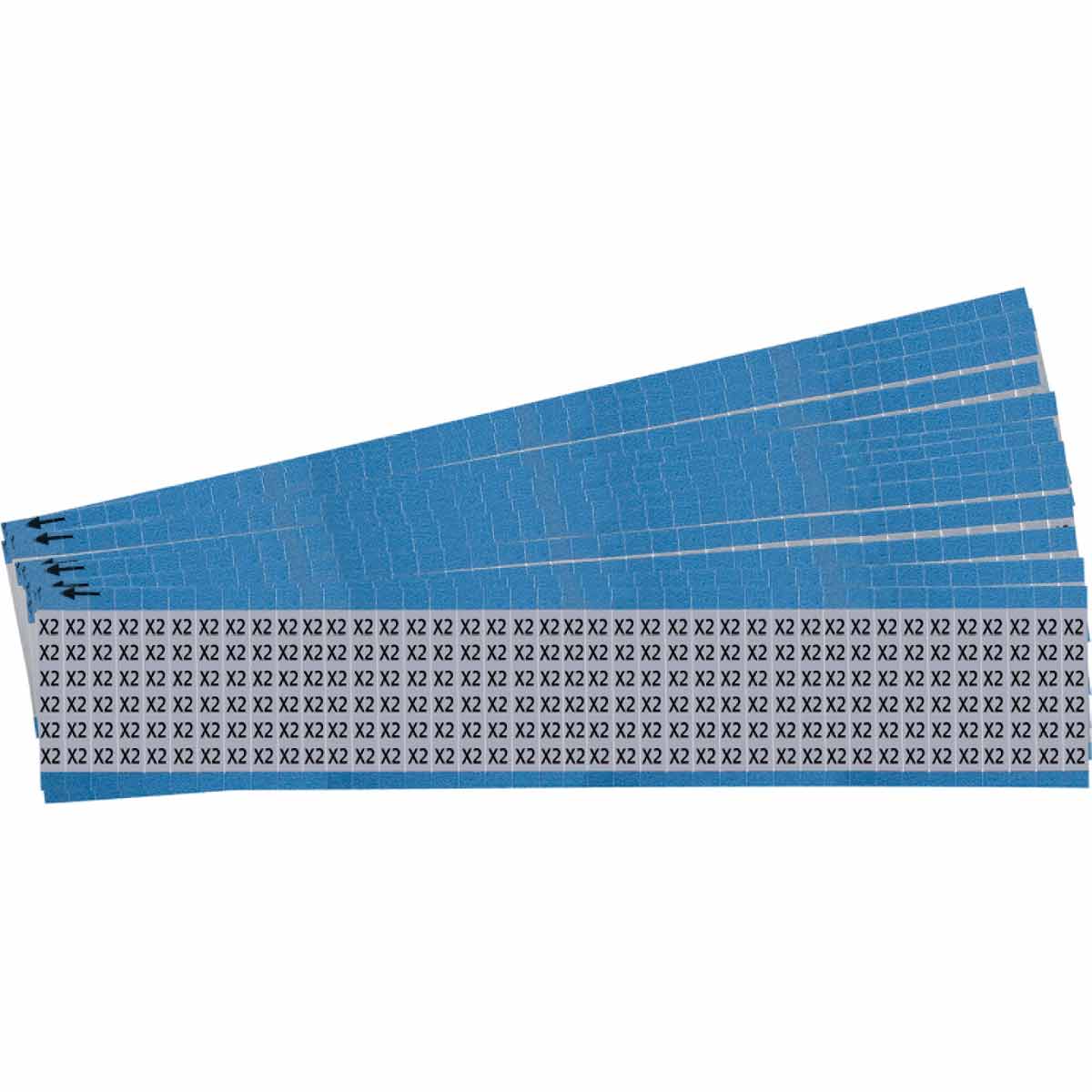 AF-X2-PK Wire Marker 1.5in H x 0.25in W, X2