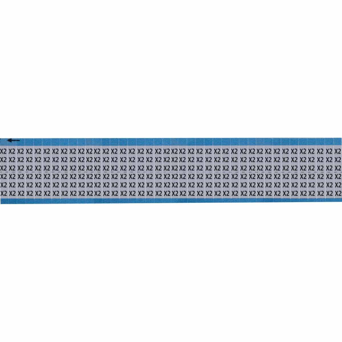 AF-X2-SC-PK Wire Marker 0.75in H x 0.25in W, X2
