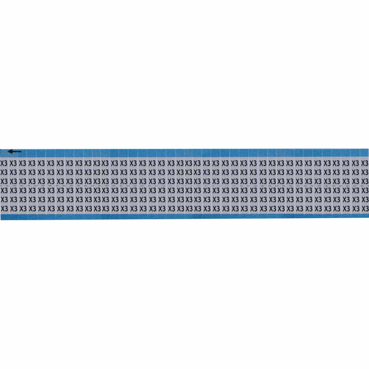 AF-X3-SC-PK Wire Marker 0.75in H x 0.25in W, X3