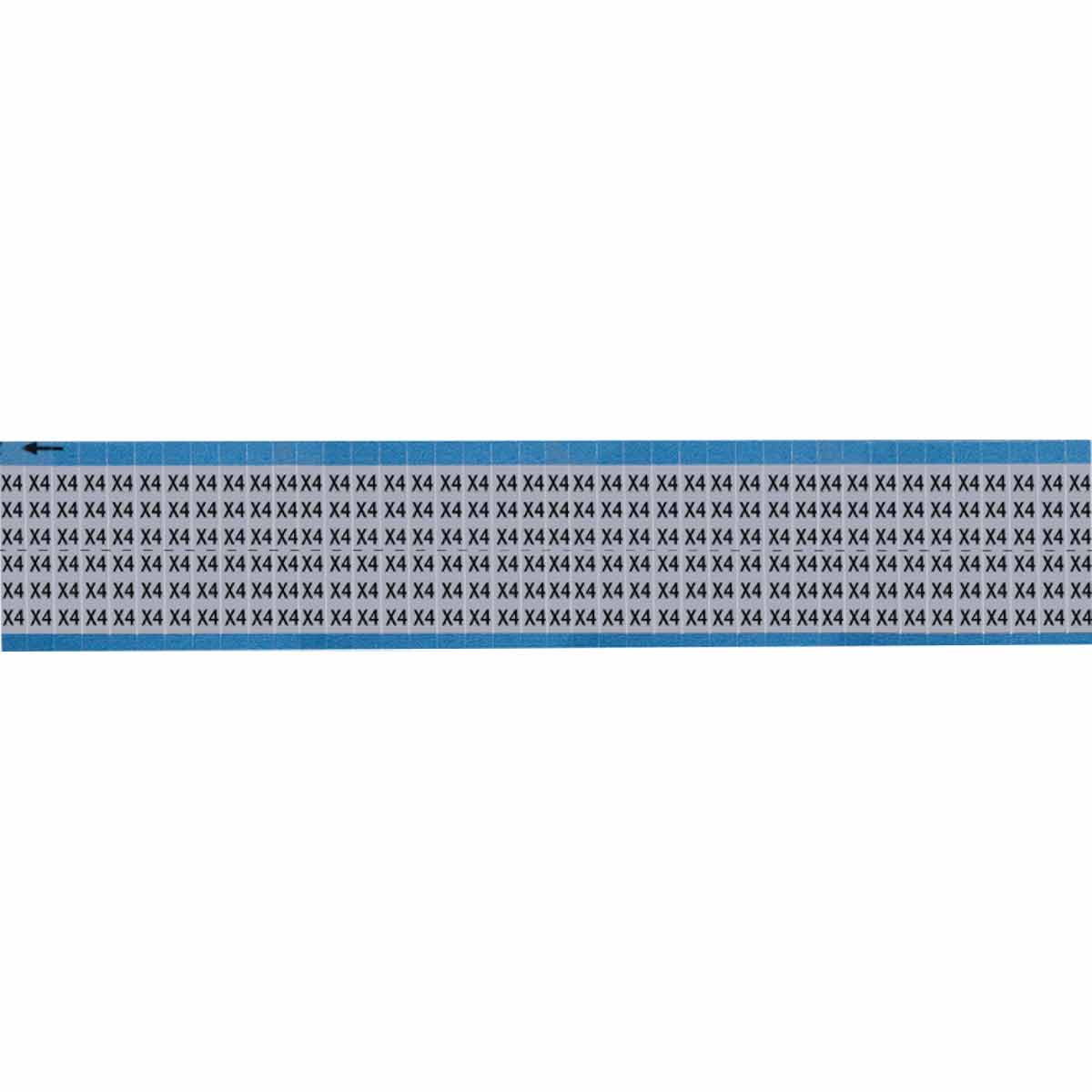 AF-X4-SC-PK Wire Marker 0.75in H x 0.25in W, X4