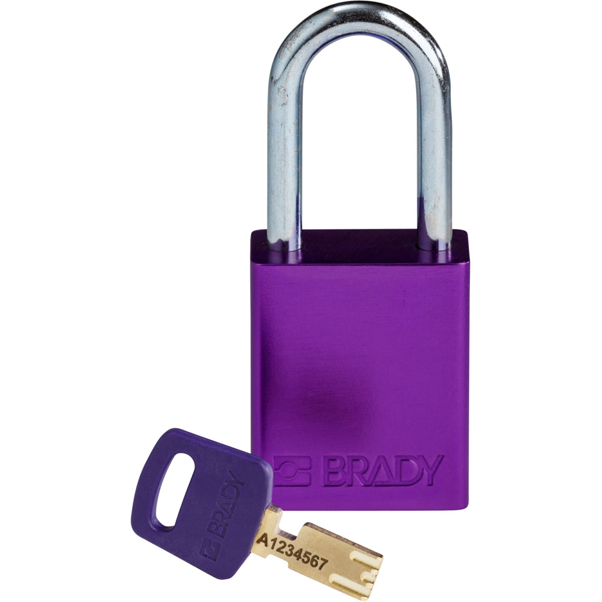 ALU-PRP-38ST-KD Alum Padlock 1.5" Steel Shackle KD PL
