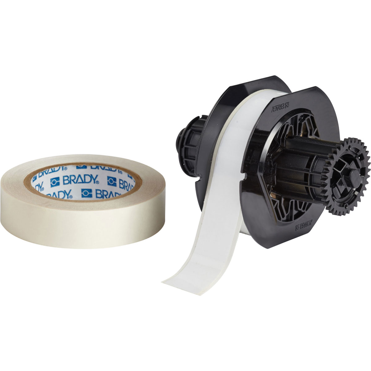 White 100 x 4 Brady B30C-4000-483WT-KT Polyester with Polyester Over Laminate Continuous Tape