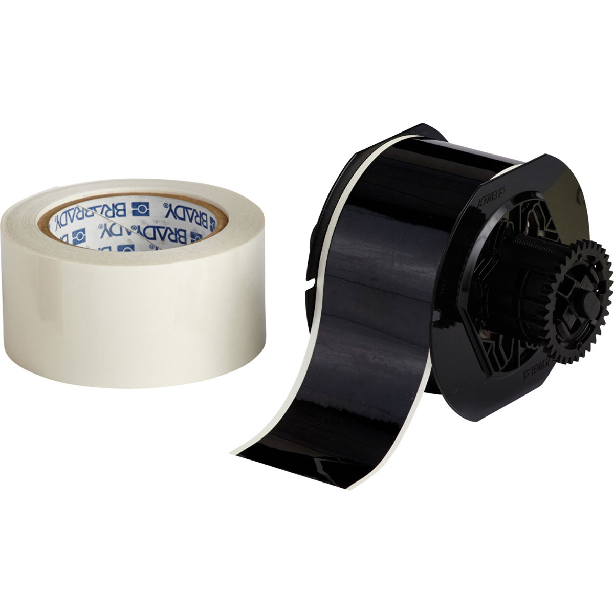 B30C-2250-483BK-KT Flr Lbl Polyester 2.25in x 100ft BK 2RL