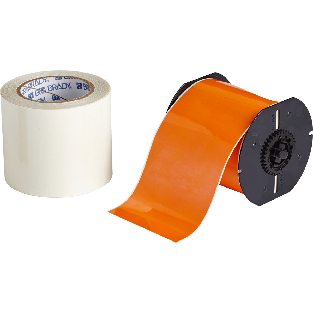 B30C-4000-483OR-KT Floor Lbl Polyester 4in x 100ft OR 2RL