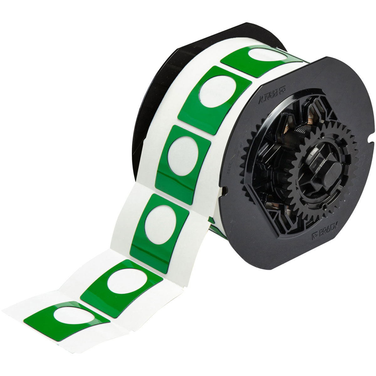 B30EP-167U-593-GN Label Polyester 1.5in x 1.2in GN 200/RL