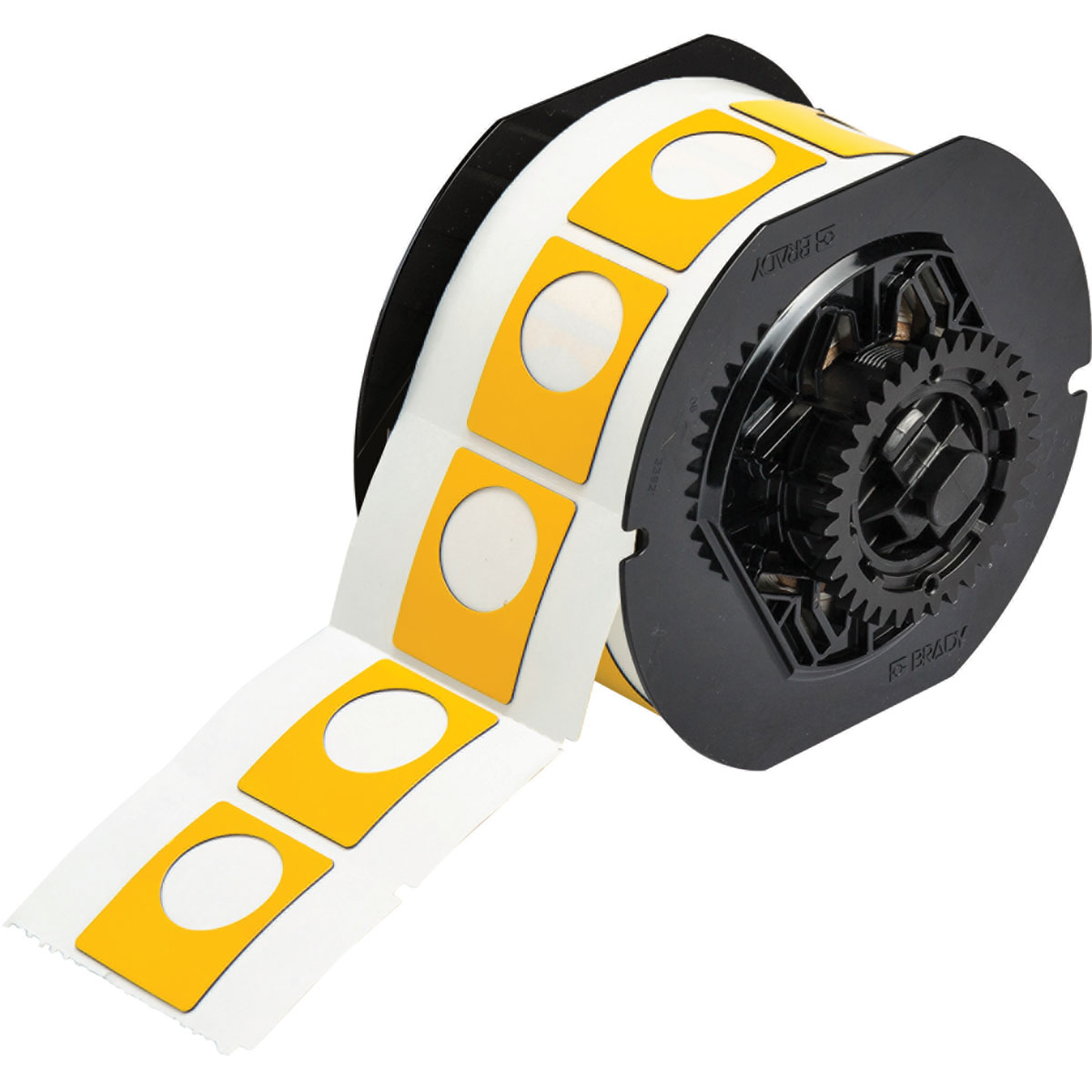 B30EP-167U-593-YL Label Polyester 1.5in x 1.2in YL 200/RL