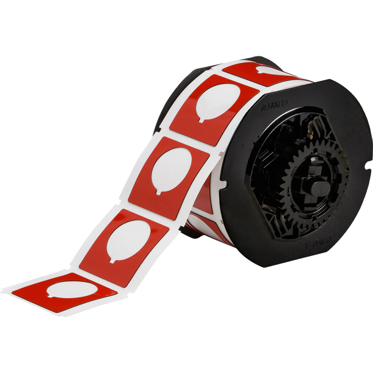 B30EP-169-593-RD Label Polyester 1.8in x 1.8in RD 190/RL