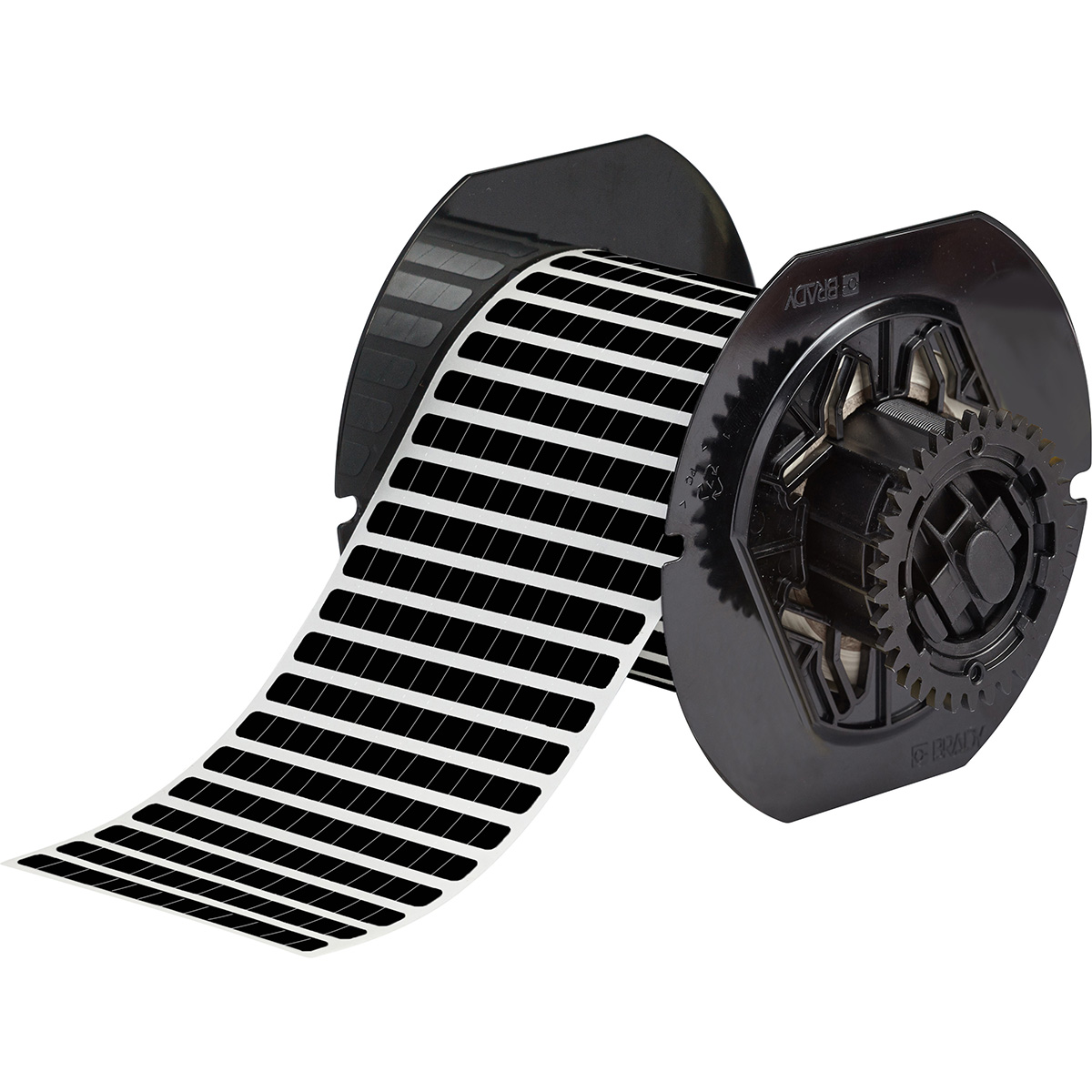 B33-11-8591-BK Lbl Polyester 0.25inx0.25in BK 10000/RL