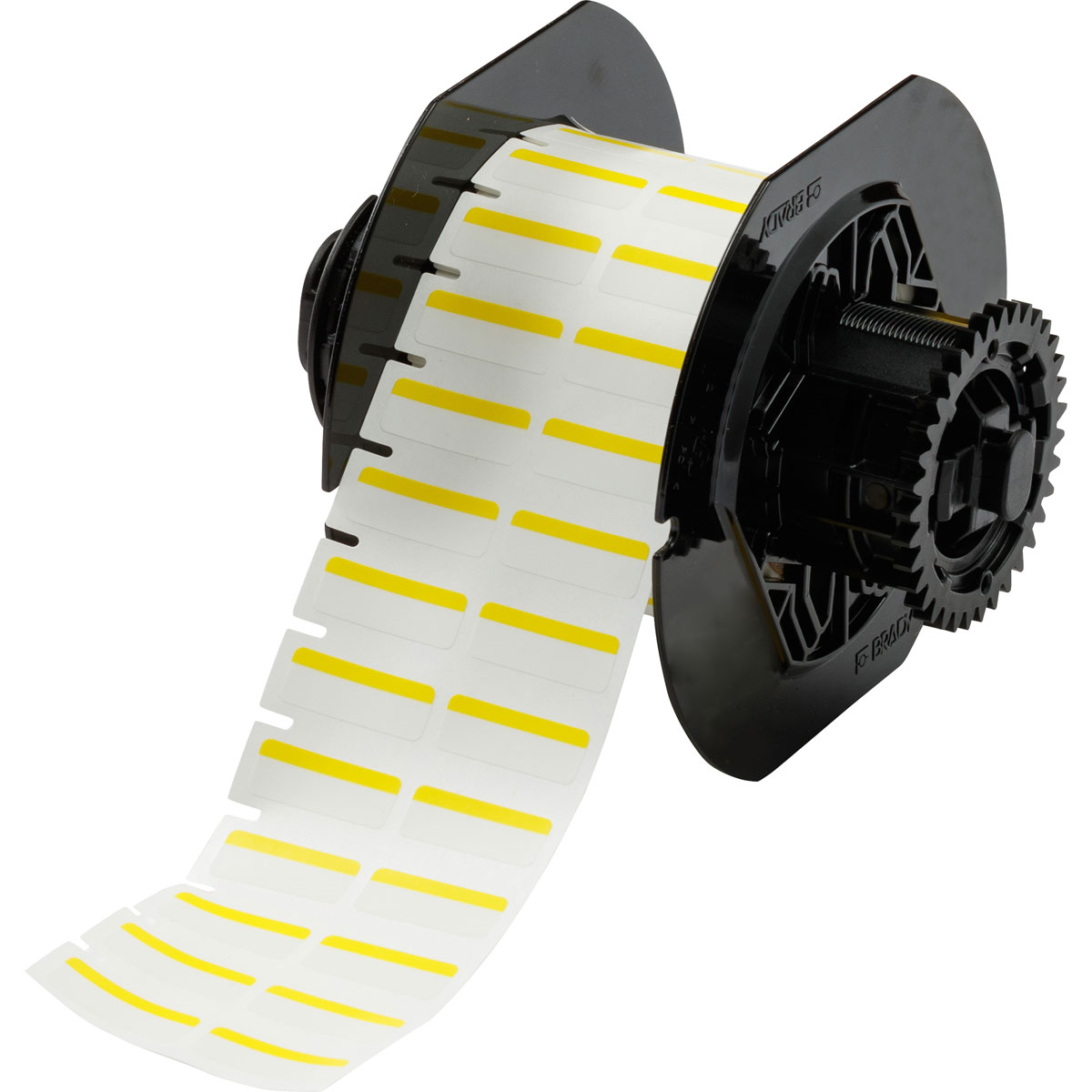 B33-152-494-YL Lbl Polyester 0.375inx1in WT/YL 1500/RL