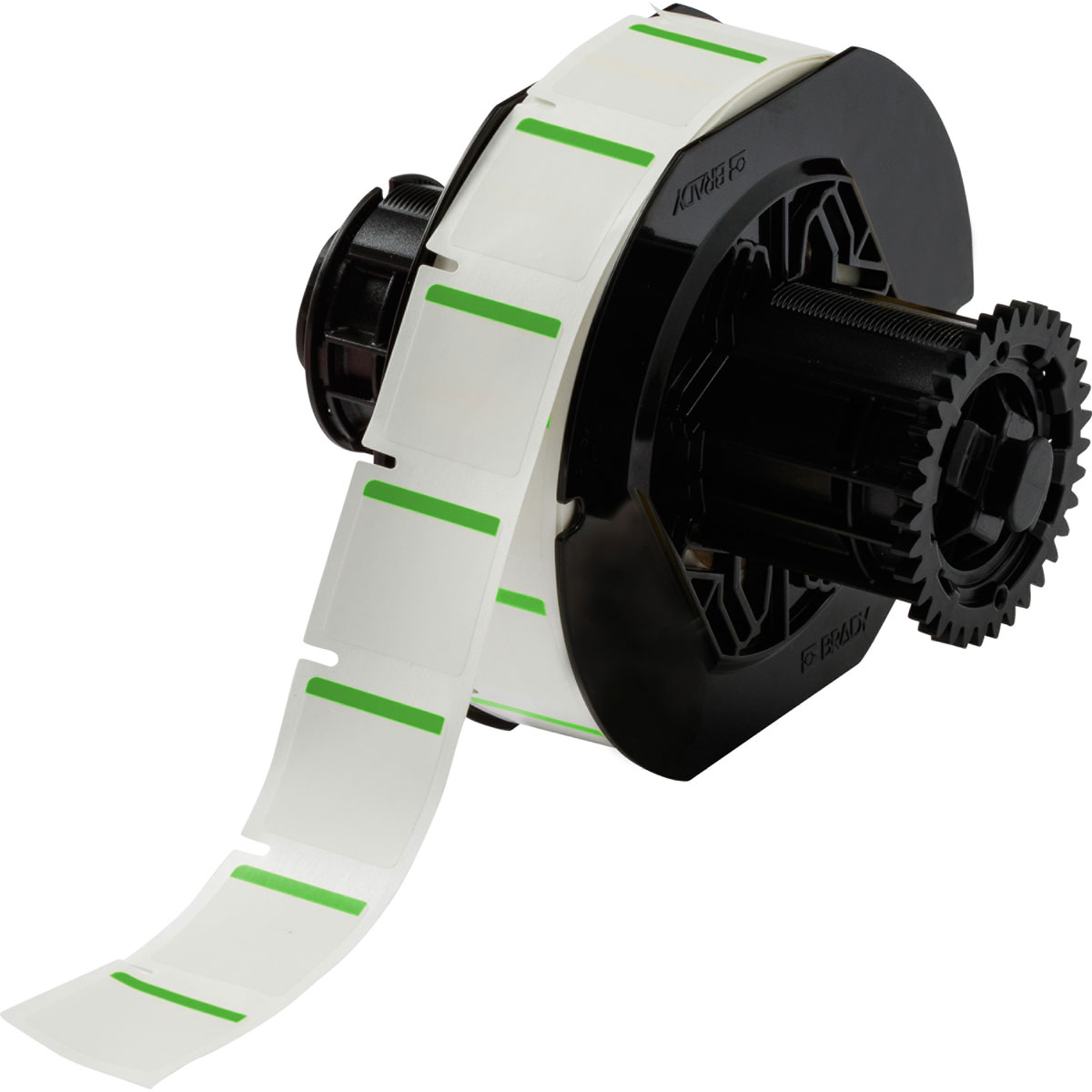 B33-179-494-GN Label Polyester 1in x 1in GN/WT 1500/RL