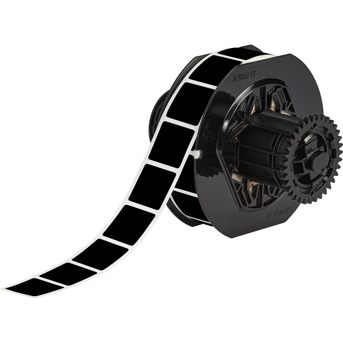 B33-179-8591-BK Label Polyester 1in x 1in BK 1500/RL