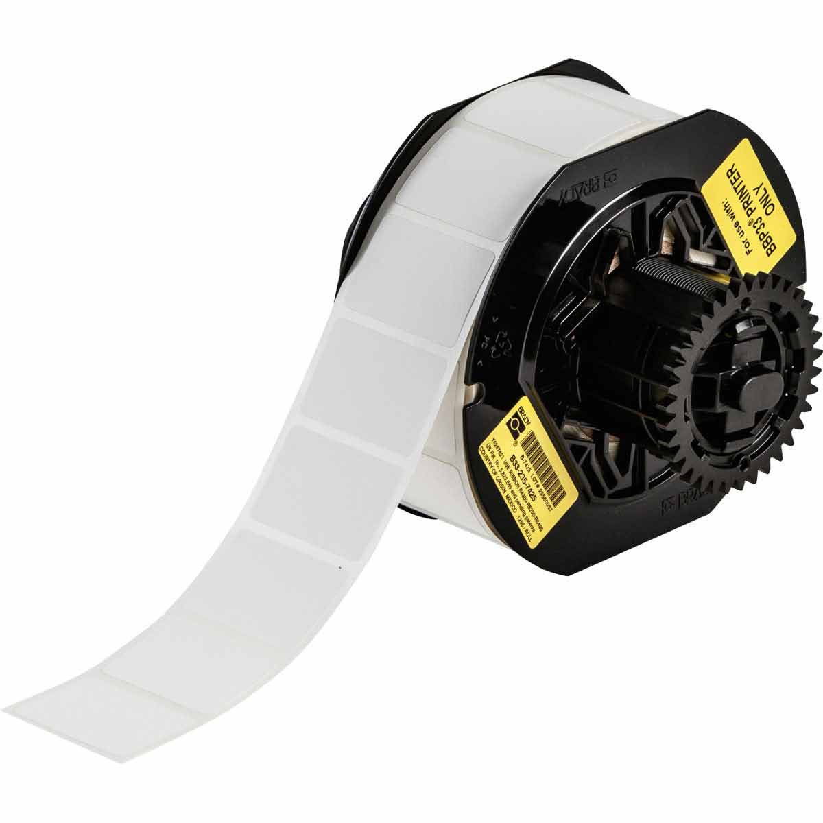 B33-235-7425 Lbl Polypropylene 1in x 1.5in WT 1250/RL