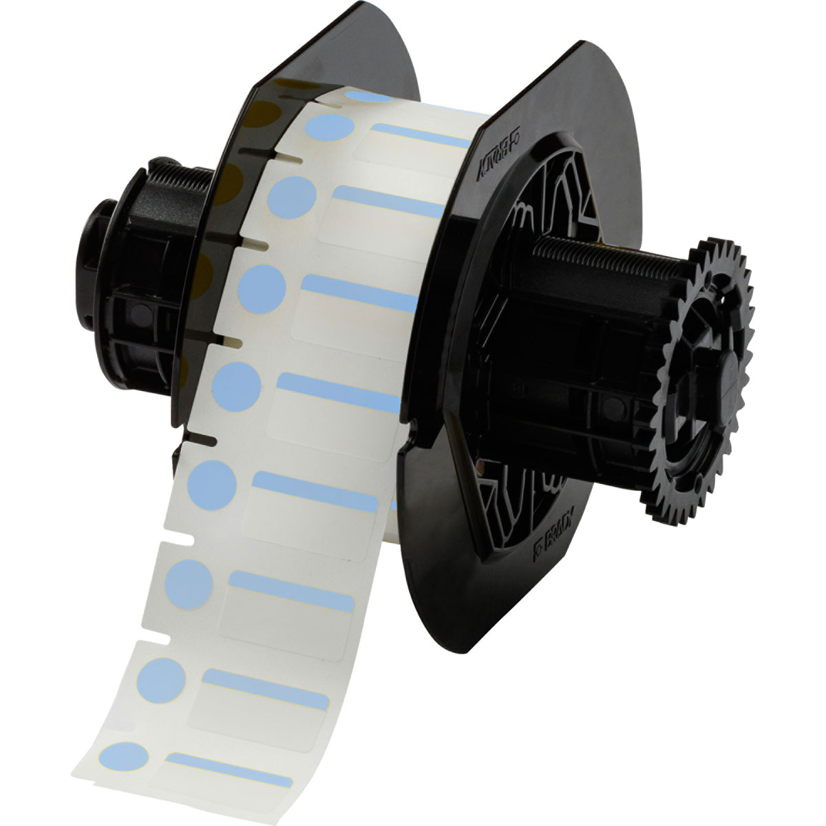 B33-250-494-BL Lbl Polyester 1inx0.375Dia BU/WT 1500/RL