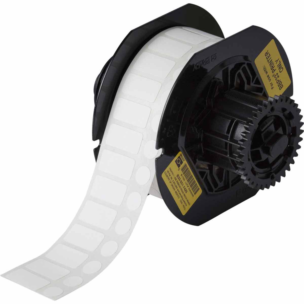 B33-251-7425 Lbl Polypropylene 1inx0.44Dia WT 1500/RL