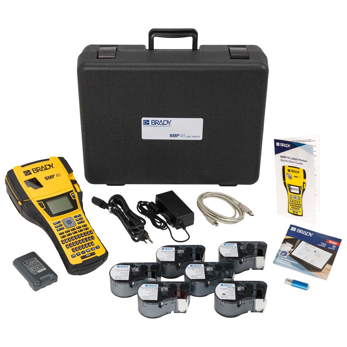 BMP41 Label Printer Facility ID Starter Kit, 6