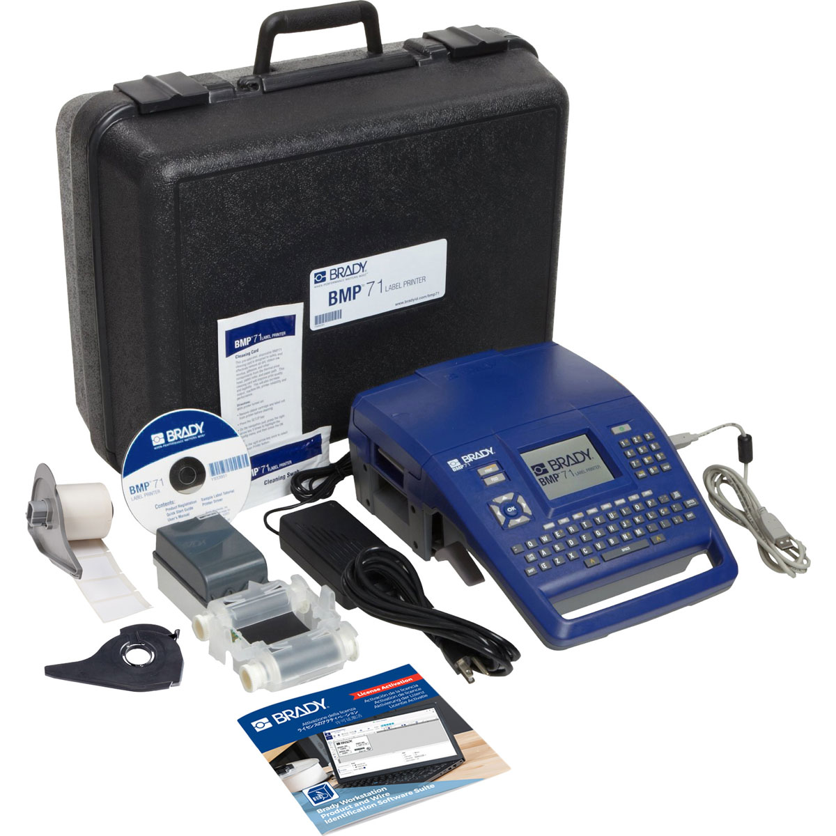 BMP71 Label Printer with Product and Wire ID Software Brady Part