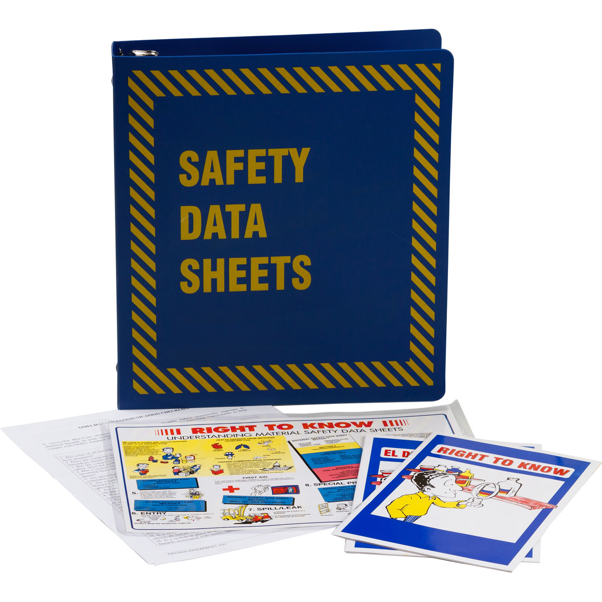 BR361B PRINZING MSDS 1-1/2 INCH BLUE BINDER