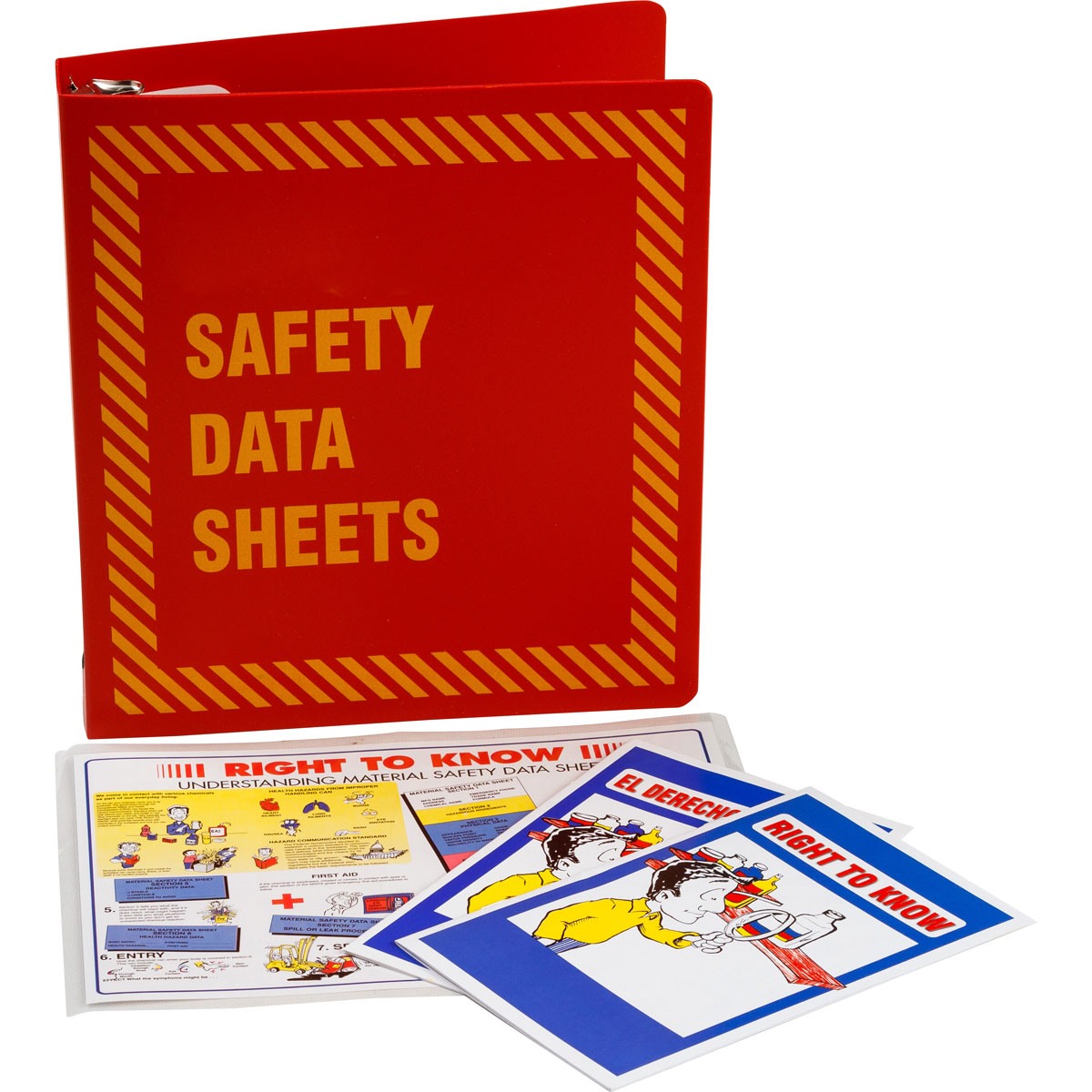 BR361R PRINZING MSDS 1-1/2 INCH RED BINDER
