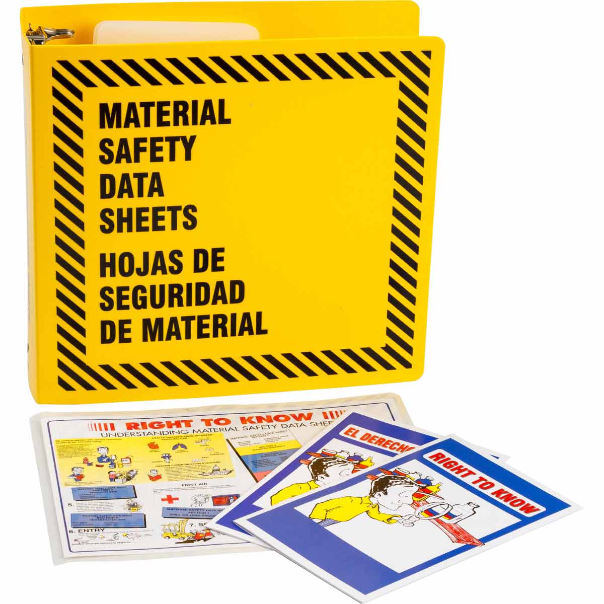BR371Y PRINZING 3 INCH BILINGUAL BINDER YELLOW
