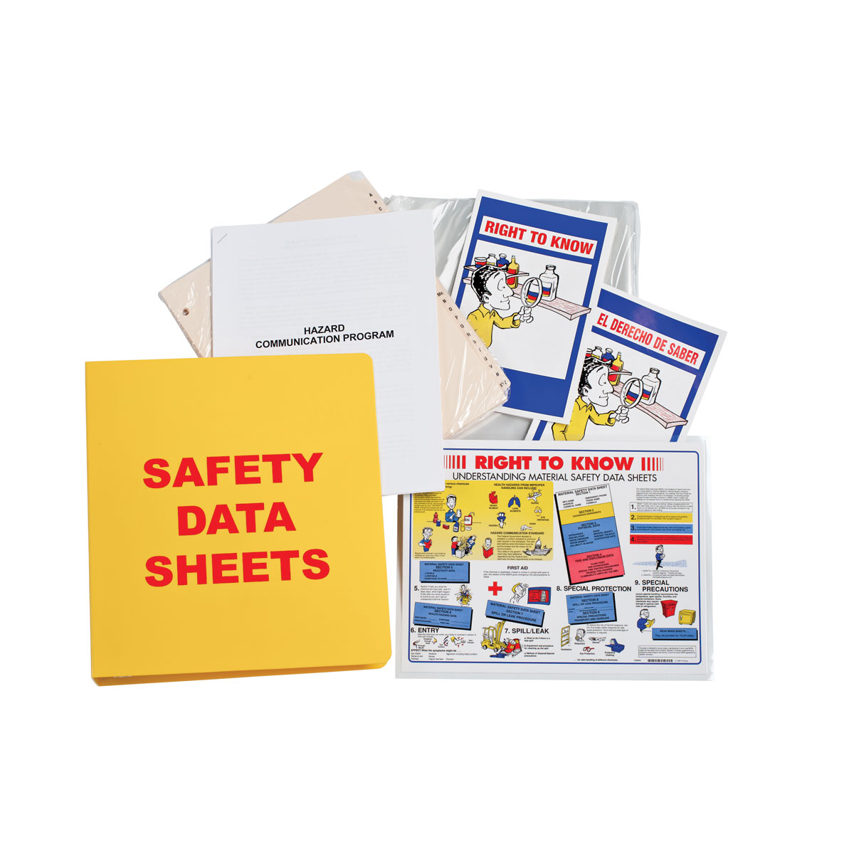 BR823A MSDS 1.5" BINDER W/INSERTS