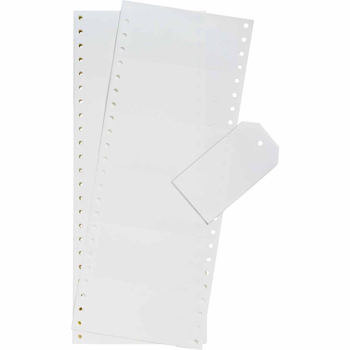 BT-109-WT-2037 Tag Polyethylene 4in x 3.75in 100/RL