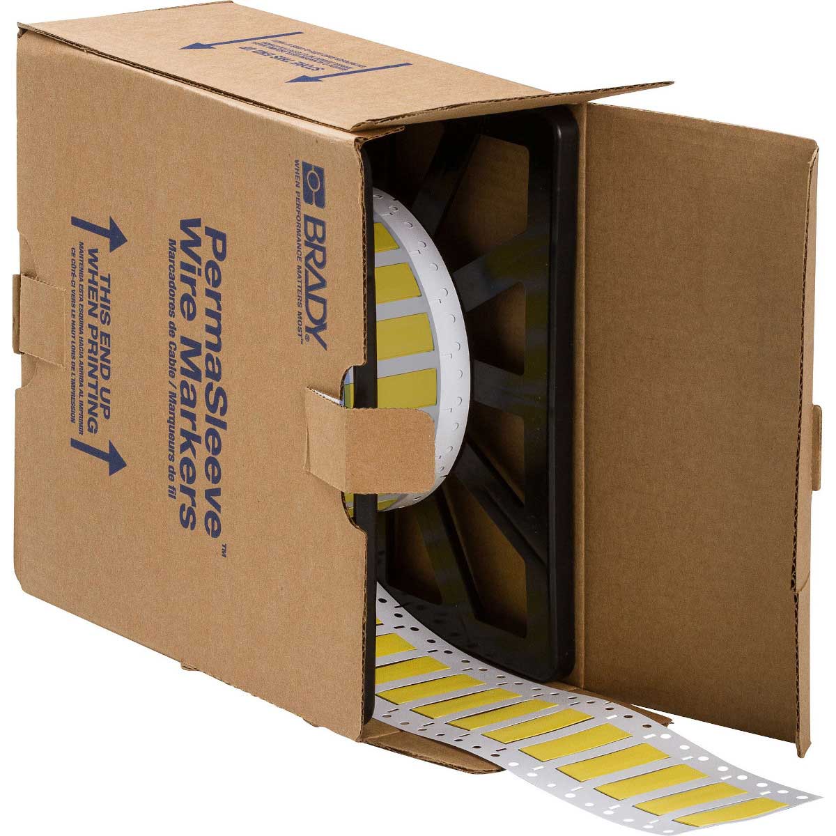 CGS-375-2-YL-2 Wire Marker 0.645" H x 1" W YL RL/2000