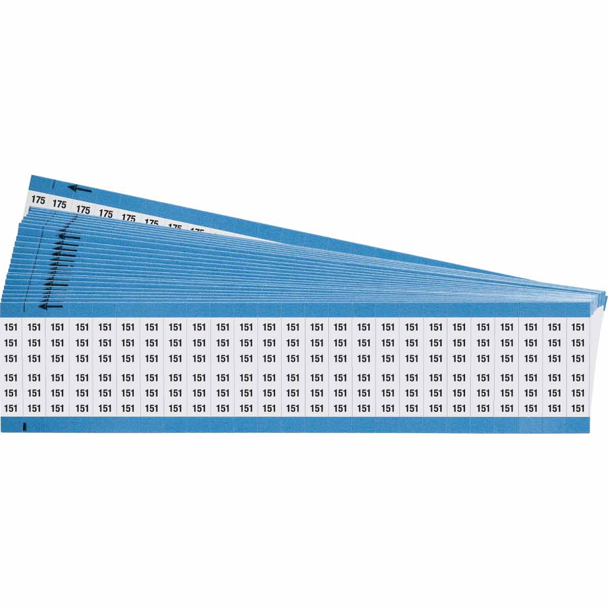 CPCWM-151-175 Wire Marker 1.5in H, 151 to 175
