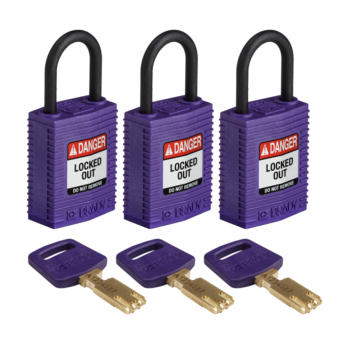 CPT-PRP-25PL-KA3PK Comp Lock Nyln 1" Plastic Shkl KA PL 3PK