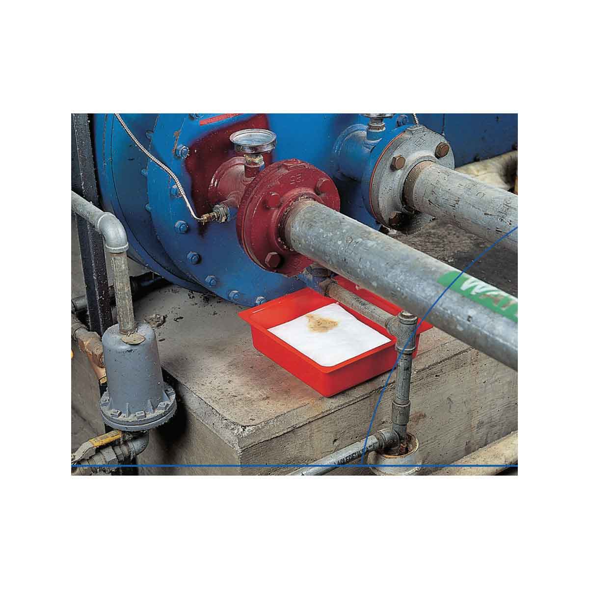 Universal Drip Pan with Absorbent Brady Part DPA24 Brady