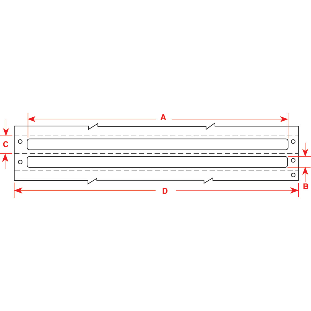 BCDAT-7-609-2.5 Lbls 3.937 in H x 6 in W WT 2500/PK